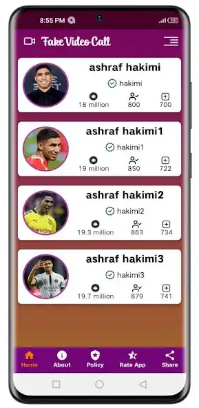 Play Ashraf hakimi video call as an online game Ashraf hakimi video call with UptoPlay