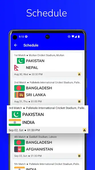 Play Asia Cup 2023 Schedule as an online game Asia Cup 2023 Schedule with UptoPlay