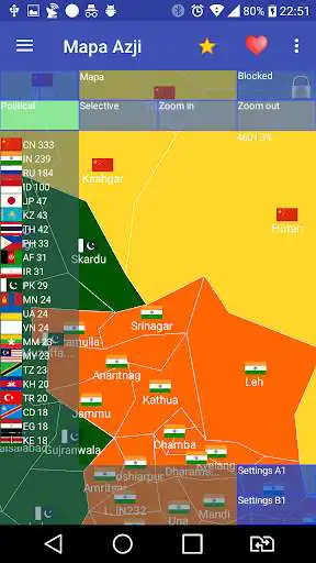 Play Asia Map as an online game Asia Map with UptoPlay