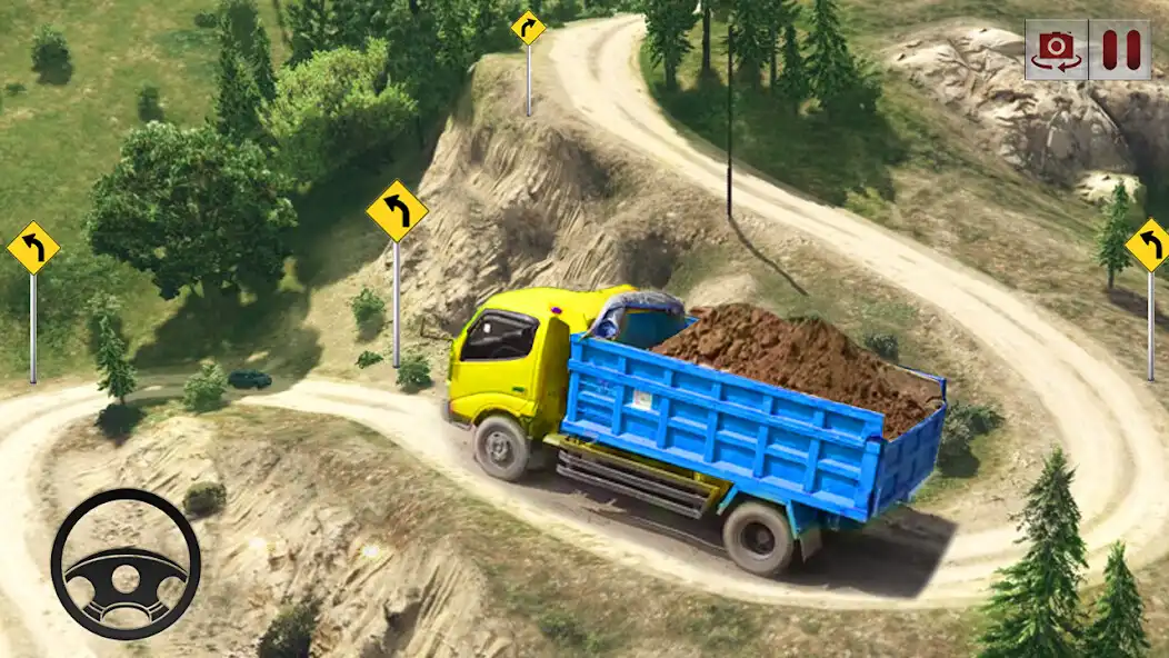 Play Asian Cargo Truck Driving Simu as an online game Asian Cargo Truck Driving Simu with UptoPlay