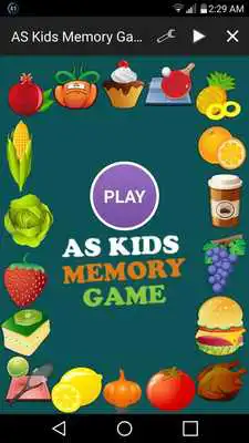 Play AS Kids Memory Game