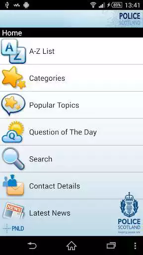 Play APK Ask Police Scotland  and enjoy Ask Police Scotland with UptoPlay com.pnld.askthescottishpolice