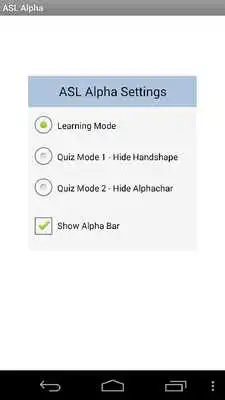 Play ASLAlpha