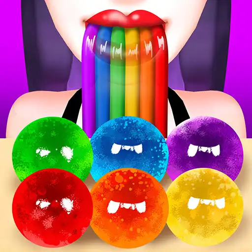 Играйте ASMR Rainbow Jelly APK