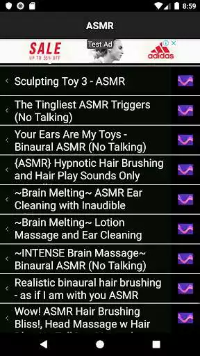 Play ASMR sounds  and enjoy ASMR sounds with UptoPlay