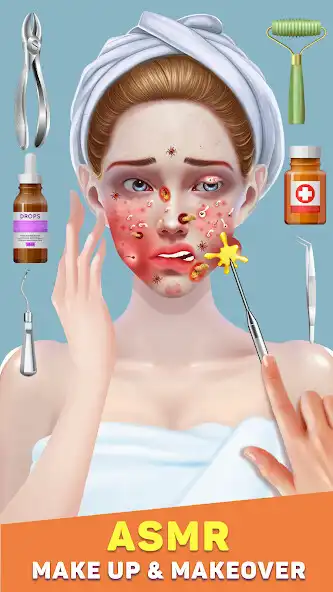 Play ASMR Spa: Makeup  Makeover as an online game ASMR Spa: Makeup  Makeover with UptoPlay