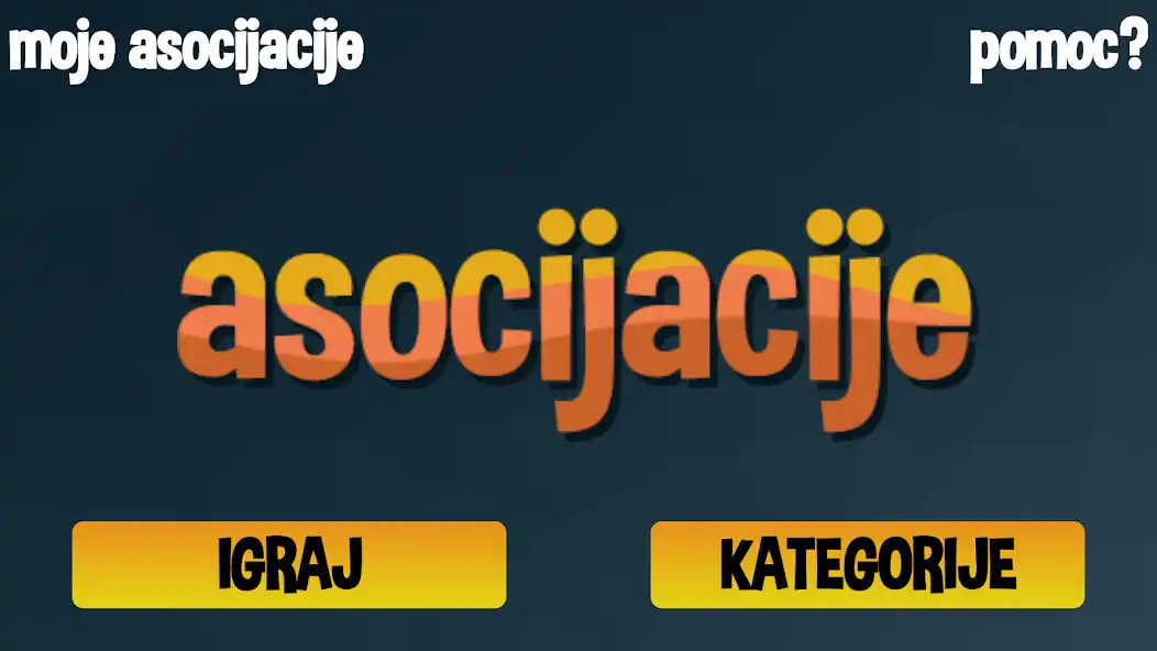Play Asocijacije  and enjoy Asocijacije with UptoPlay