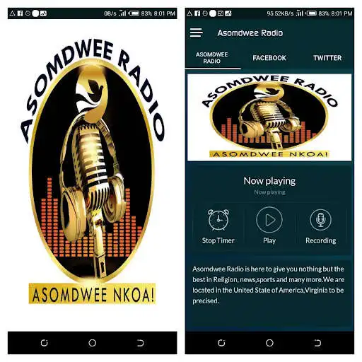 Play Asomdwee Radio  and enjoy Asomdwee Radio with UptoPlay