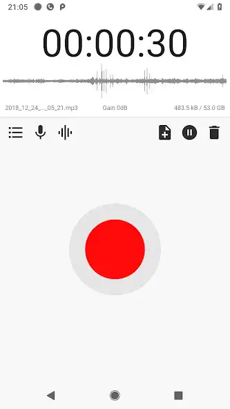 Play ASR Voice Recorder as an online game ASR Voice Recorder with UptoPlay