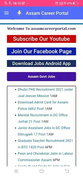 Play Assam Career Portal  and enjoy Assam Career Portal with UptoPlay