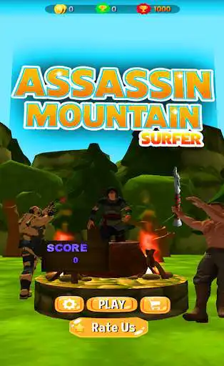Play Assassin Mountain Surfer  and enjoy Assassin Mountain Surfer with UptoPlay