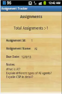Play Assignment Tracker