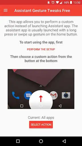 Play Assistant Gesture Tweaks Free - long press home  and enjoy Assistant Gesture Tweaks Free - long press home with UptoPlay