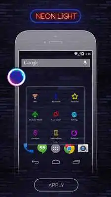 Play Assistive Touch Neon Light