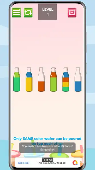 Play Assort Water Puzzle as an online game Assort Water Puzzle with UptoPlay