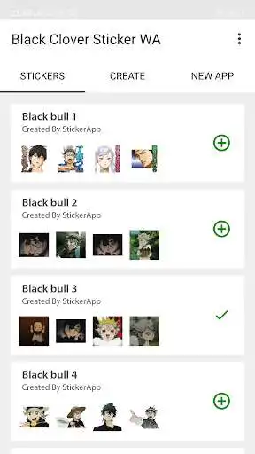 Play Asta Black Sticker Wa  and enjoy Asta Black Sticker Wa with UptoPlay