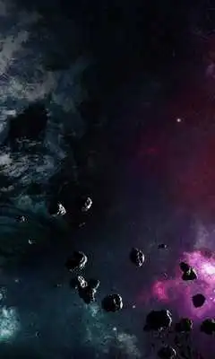 Play Asteroid Belt Free Wallpaper