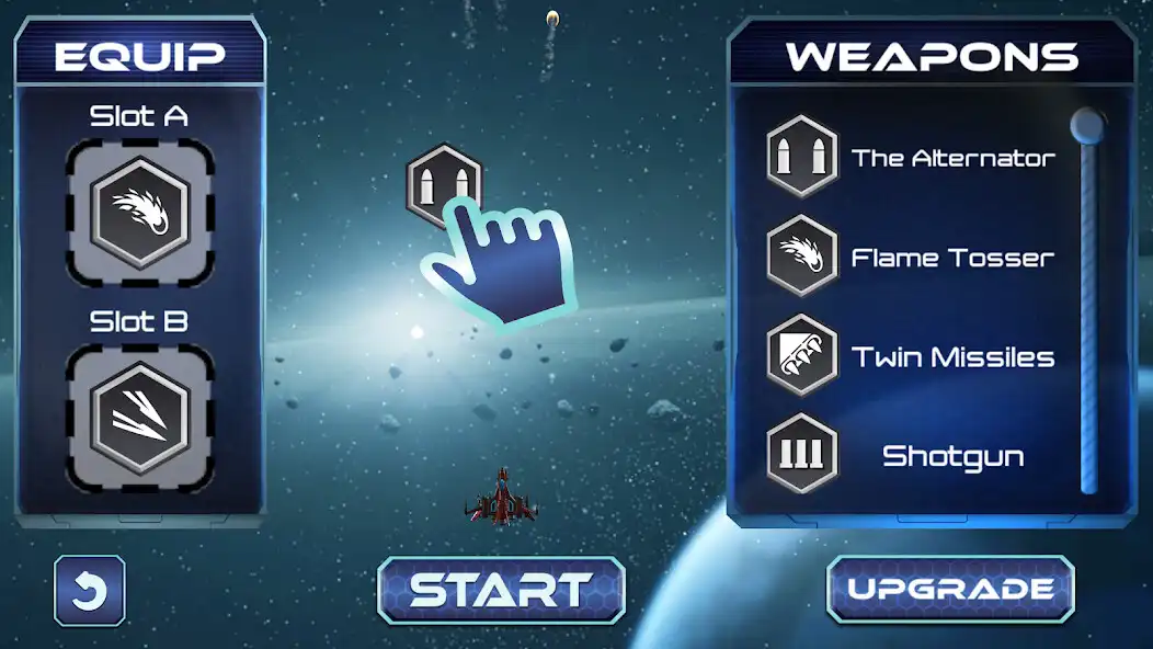Play Asteroid Encounters as an online game Asteroid Encounters with UptoPlay