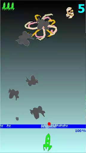 Play Asteroid Invasion - one click game as an online game Asteroid Invasion - one click game with UptoPlay