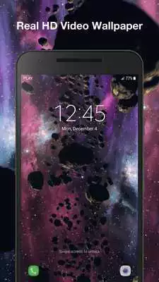 Play Asteroids 3D Live Wallpaper