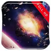 Free play online Asteroids and the Planet LWP APK
