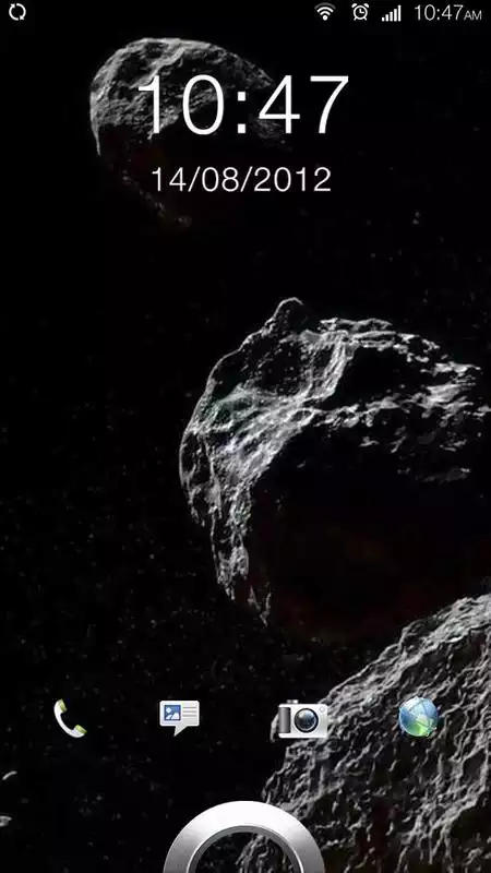 Play Asteroids and the Planet LWP
