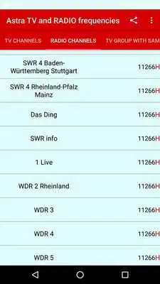 Play ASTRA TV and Radio Frequencies