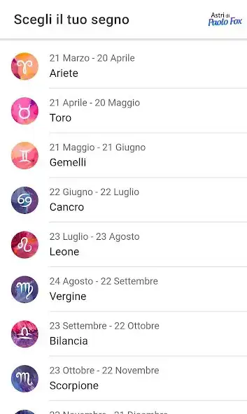 Play Astri di Paolo Fox - Oroscopo as an online game Astri di Paolo Fox - Oroscopo with UptoPlay