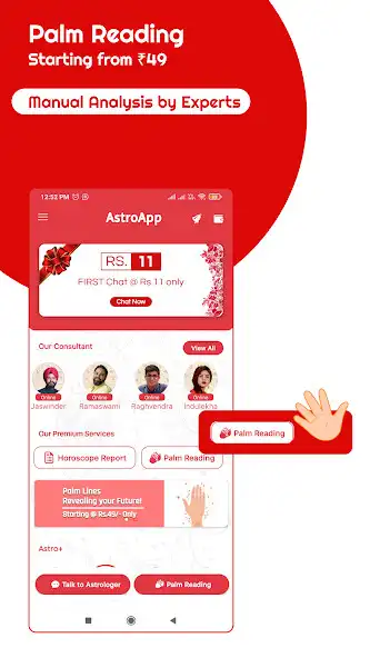 Play Astroapp: Chat  Palm Reading  and enjoy Astroapp: Chat  Palm Reading with UptoPlay