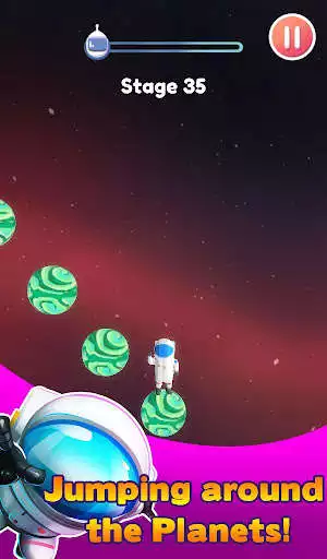 Play Astro Jump - Rush as an online game Astro Jump - Rush with UptoPlay