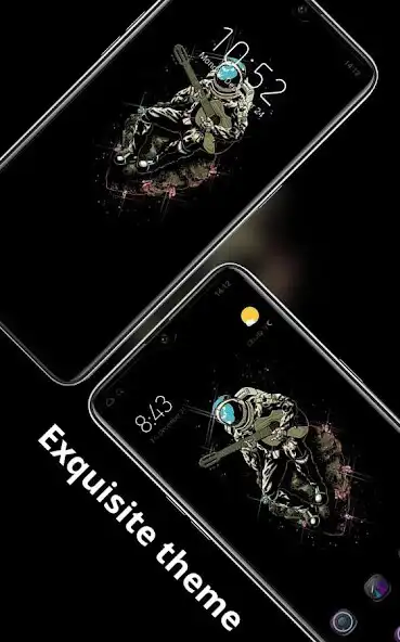 Play Astronaut playing the guitar theme dark universe  and enjoy Astronaut playing the guitar theme dark universe with UptoPlay