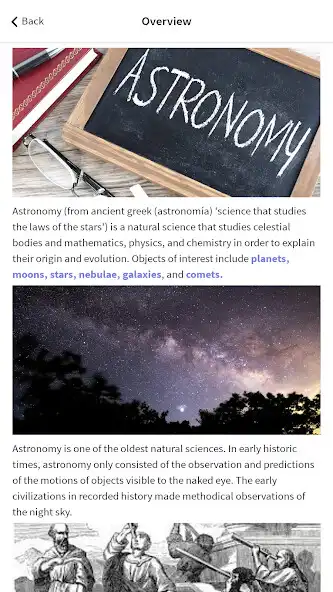 Play Astronomy - Basics as an online game Astronomy - Basics with UptoPlay