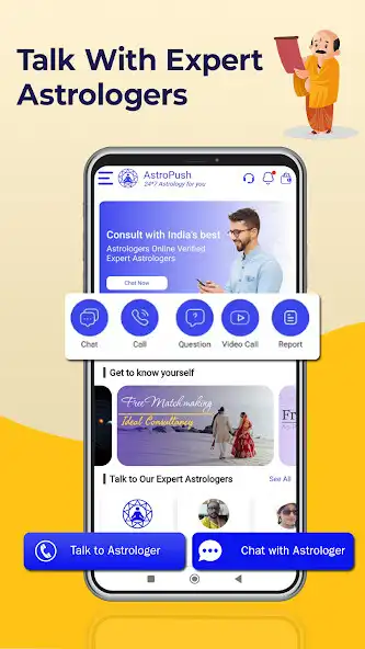 Play AstroPush - Talk to Astrologer  and enjoy AstroPush - Talk to Astrologer with UptoPlay