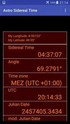 Play Astro Sidereal Time