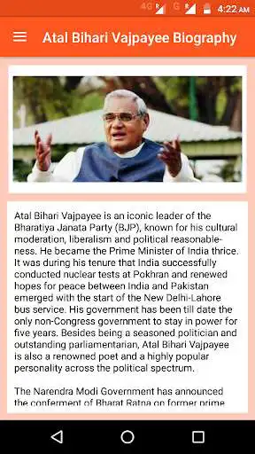 Play Atal Bihari Vajpayee Biography
