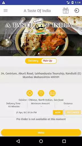 Play A Taste Of India as an online game A Taste Of India with UptoPlay