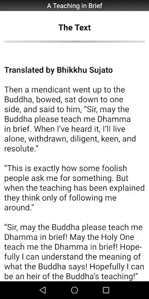 Play A Teaching in Brief - Buddhism as an online game A Teaching in Brief - Buddhism with UptoPlay