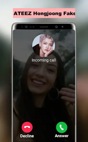Play ATEEZ Hongjoong Fake Call  and enjoy ATEEZ Hongjoong Fake Call with UptoPlay