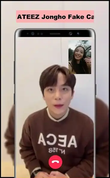 Play ATEEZ Jongho Fake Call as an online game ATEEZ Jongho Fake Call with UptoPlay