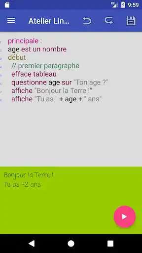 Play Atelier Linotte - langage de programmation Linotte  and enjoy Atelier Linotte - langage de programmation Linotte with UptoPlay
