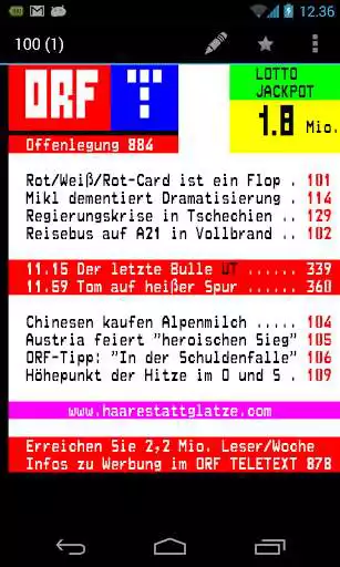 Play aText-TV - Teletext as an online game aText-TV - Teletext with UptoPlay