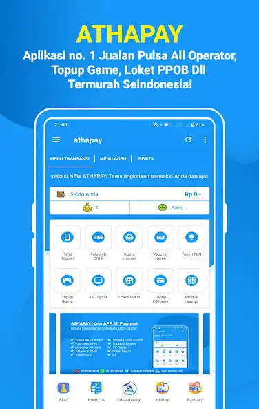 Play ATHAPAY - Agen Jual PulsaPPOB  and enjoy ATHAPAY - Agen Jual PulsaPPOB with UptoPlay