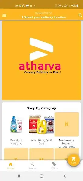 Play Atharva Mart: Grocery Delivery as an online game Atharva Mart: Grocery Delivery with UptoPlay