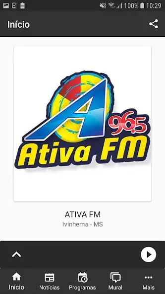 Play ATIVA FM as an online game ATIVA FM with UptoPlay