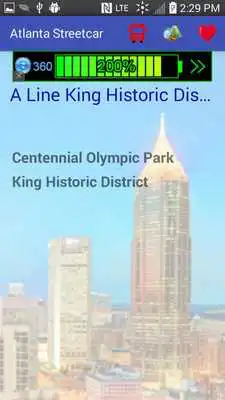 Play Atlanta Streetcar buses