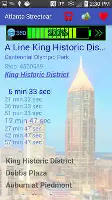 Play Atlanta Streetcar buses