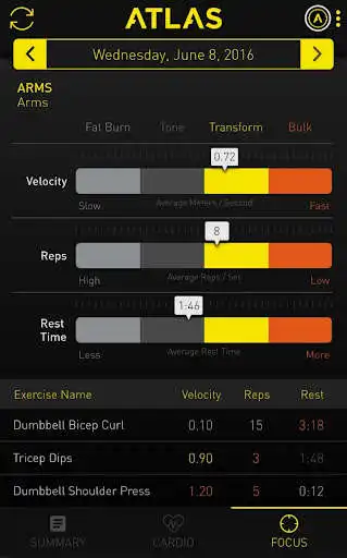 Play Atlas Workout Tracker as an online game Atlas Workout Tracker with UptoPlay