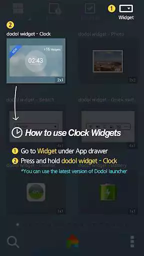 Play At night dodol luancher theme