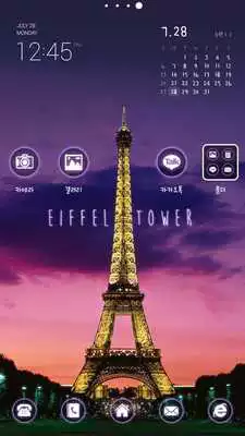 Play At night dodol luancher theme