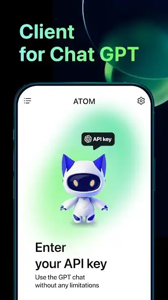 Play ATOM: AI Chat Client  GPT Bot  and enjoy ATOM: AI Chat Client  GPT Bot with UptoPlay